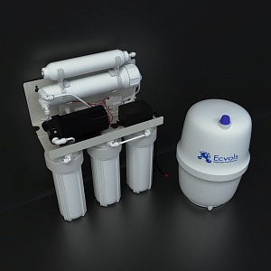 Обратный осмос Ecvols RO-55P, 5 ступеней очистки, помпа, бак 10л