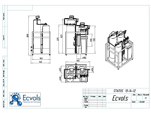 Чертеж - Система очистки воды STATUS 13-14/12 (pro), Потребители: до 6 человек, сброс 665л